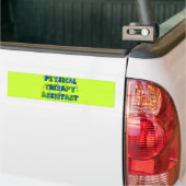 Fysieke therapieassistent-cadeaus bumpersticker (Op Truck)