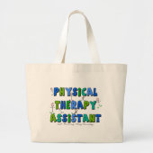 Fysieke therapieassistent-cadeaus grote tote bag (Voorkant)