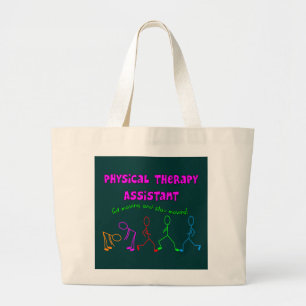 Fysieke therapieassistent-cadeaus grote tote bag