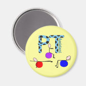 Fysieke therapieassistent-cadeaus magneet (Voorkant / Achterkant)