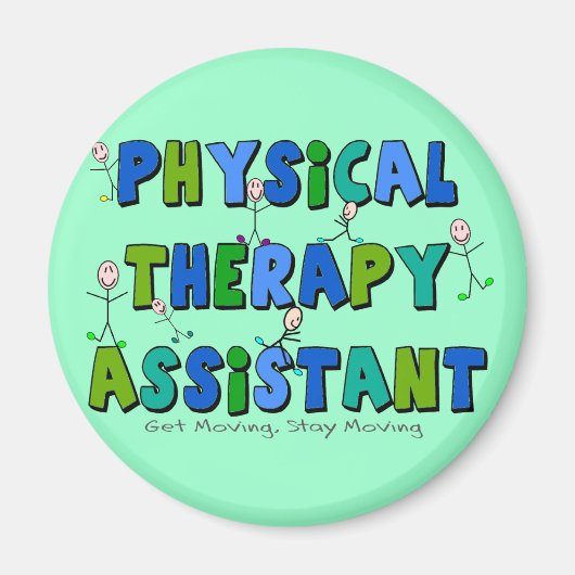 Fysieke therapieassistent-cadeaus magneet (Voorkant)