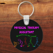 Fysieke therapieassistent-cadeaus sleutelhanger (Voorkant)