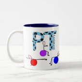 Fysieke therapieassistent-cadeaus tweekleurige koffiemok (Links)