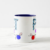 Fysieke therapieassistent-cadeaus tweekleurige koffiemok (Center)