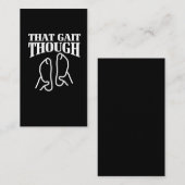 Fysieke therapiecadeautje dat toch opliep visitekaartje (Voorkant / Achterkant)