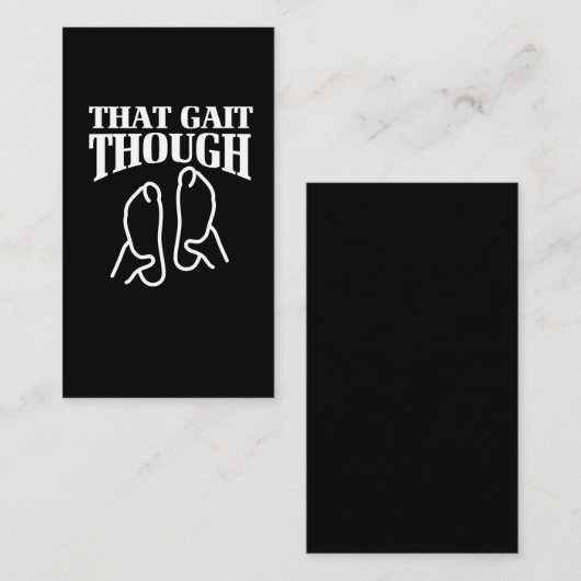 Fysieke therapiecadeautje dat toch opliep visitekaartje (Voorkant / Achterkant)