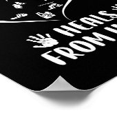 Fysieke therapiehellingen van de binnenkant van he poster (Hoek)