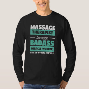 Fysieke Therapietotum voor massagetherapie T-shirt