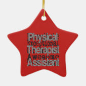 Fysieke Therapist Assistant Extraordinaire Keramisch Ornament (Achterkant)