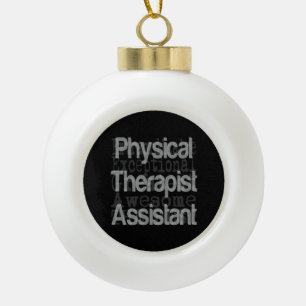 Fysieke Therapist Assistant Extraordinaire Keramische Bal Ornament