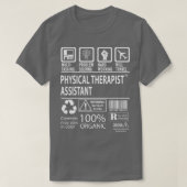 Fysieke therapist Assistant Multitasking taakverde T-shirt (Design voorkant)