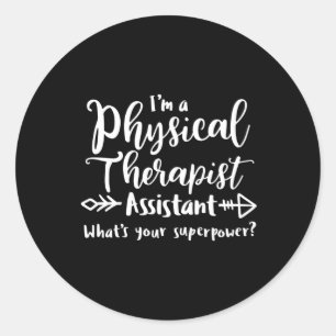 Fysieke Therapist Assistant, PTA Ronde Sticker