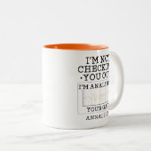 Fysieke Therapist Birthday Specialized Gag Tweekleurige Koffiemok (Voorkant rechts)