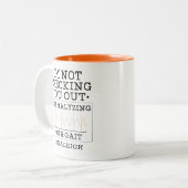 Fysieke Therapist Birthday Specialized Gag Tweekleurige Koffiemok (Voorkant links)