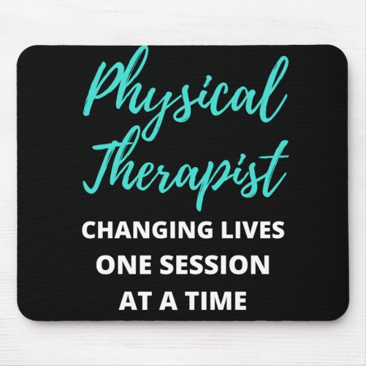 Fysieke therapist die één sessie verandert muismat (Voorkant)