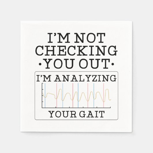 Fysieke Therapist die je niet uitcheckt Servet (Voorkant)