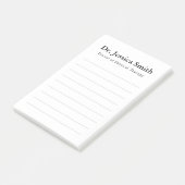 Fysieke Therapist DPT Gepersonaliseerd Eenvoudige Post-it® Notes (Schuin)