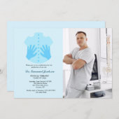 Fysieke Therapist Foto Afstuderen Uitnodiging (Voorkant / Achterkant)