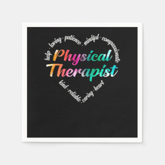 Fysieke Therapist Fysieke Therapie Heart Word C Servet