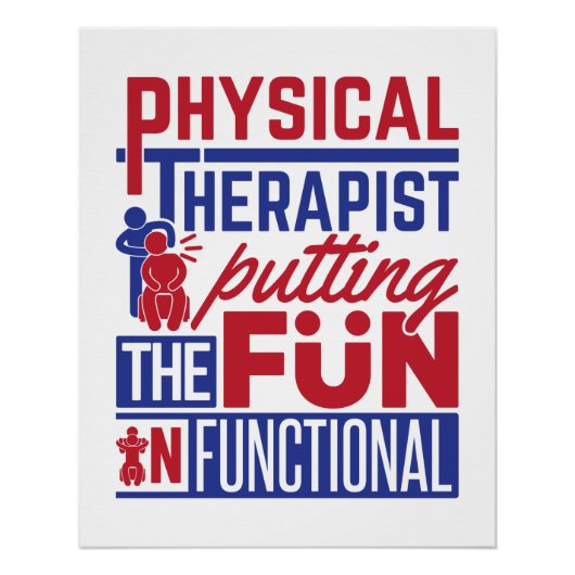 Fysieke Therapist Het ventiel in functie Perfect Poster (Voorkant)