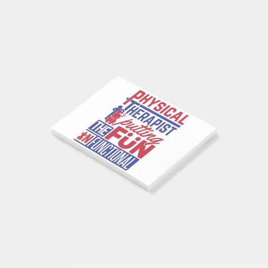 Fysieke Therapist Het ventiel in functie Post-it® Notes (Schuin)