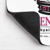 Fysieke therapist Mousepad, koningin van pijn Muismat (Hoek)