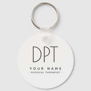 Fysieke Therapist PT Modern minimalistisch Sleutelhanger