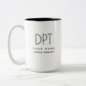 Fysieke Therapist PT Moderne Minimale Mok (Links)