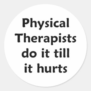 Fysieke Therapisten doen het tot het Sticker pijn 