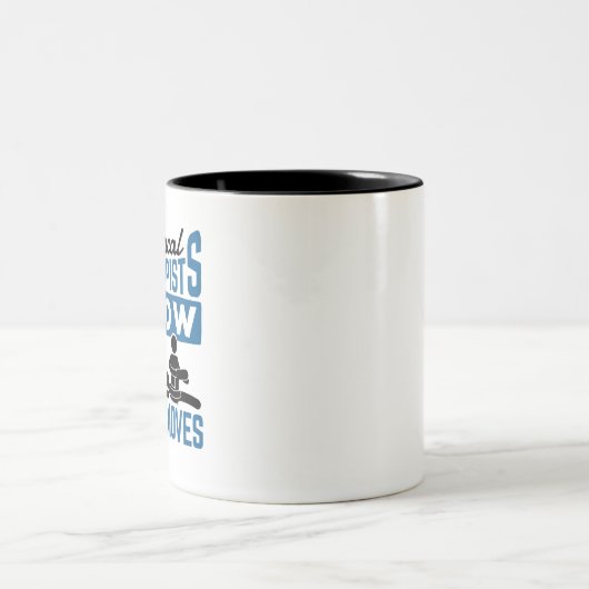 Fysieke Therapisten kennen alle juiste bewegingen  Tweekleurige Koffiemok (Center)