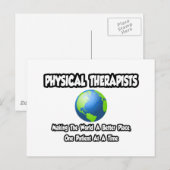 Fysieke Therapisten...Werken op een betere plek Briefkaart (Voorkant / Achterkant)