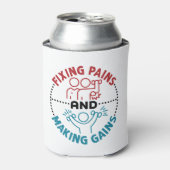 Fysieke therapistische fixeerpijnen en het maken v blikjeskoeler (Blikje Voorkant)