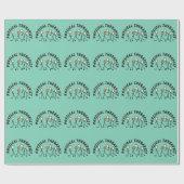 Fysieke Therapistische Gift Wrapping Paper Groen Cadeaupapier (Vlak)