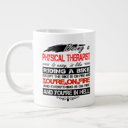 Fysieke therapistische koffie Mok Tea Cup Funny Gi (Links)
