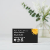 Fysieke Therapistische Rehab Visitekaartje (Staand voorkant)