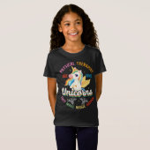 Fysieke Therapistische Therapie Assistant Unicorn T-shirt (Voorkant volledig)