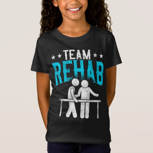 Fysieke Therapistische Therapie Assistent Team Reh T-shirt (Voorkant)