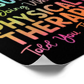 Fysieke Therapistische Therapiemanager Indien bij  Poster (Hoek)