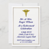 Fysieke Therapistische Uitnodiging tot pensionerin (Achterkant)