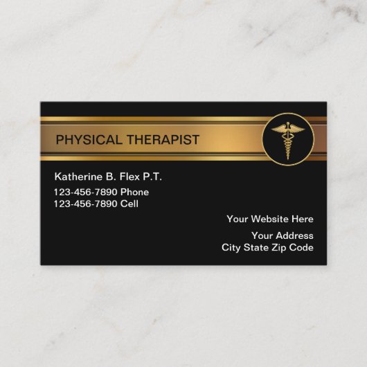 Fysieke Therapistische Visitekaartjes (Voorkant)