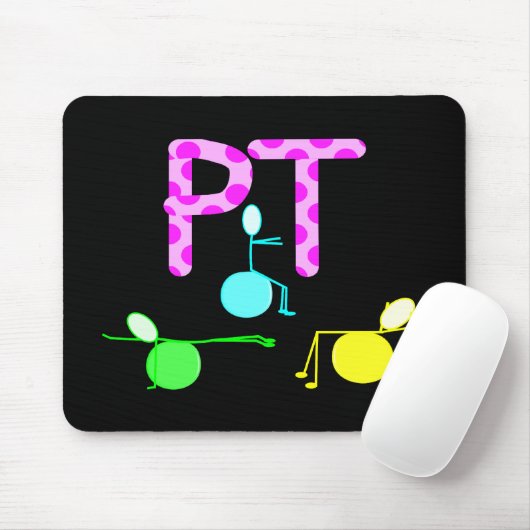 Fysieke therpist-cadeaus met unieke grafische kaar muismat (Met muis)