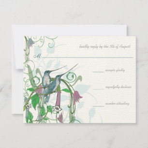 Fysieke uitnodiging tot weduwschap rond vogels #2