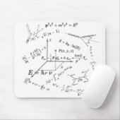 Fysieke vergelijkingen en formules muismat (Met muis)