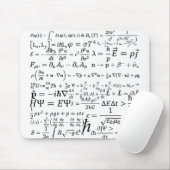 Fysieke vergelijkingen en formules muismat (Met muis)