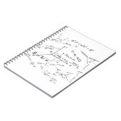 Fysieke vergelijkingen en formules notitieboek (Linkerzijde)