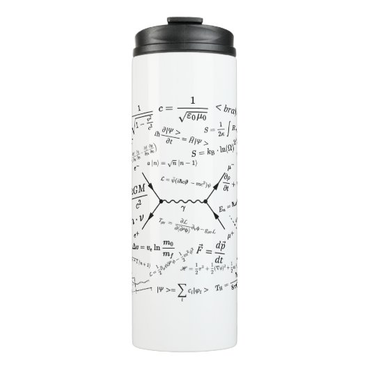 Fysieke vergelijkingen en formules thermosbeker (Voorkant)