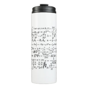 Fysieke vergelijkingen en formules thermosbeker