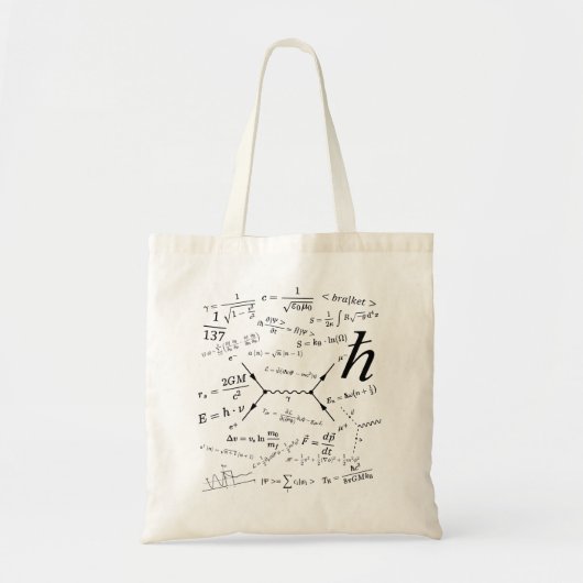 Fysieke vergelijkingen en formules tote bag (Voorkant)