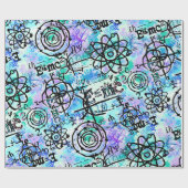 Fysieke vergelijkingen en Symbolen Cadeaupapier (Vlak)