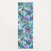 Fysieke vergelijkingen geek blauw yogamat (Voorkant)